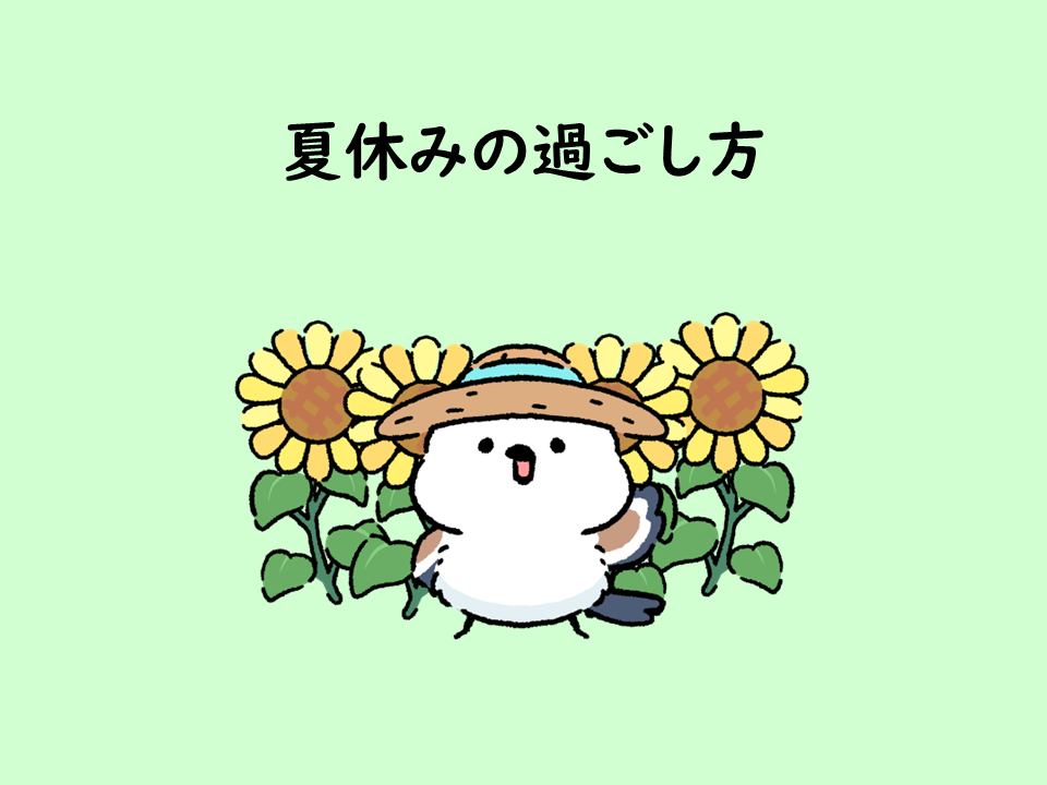 夏休みの過ごし方